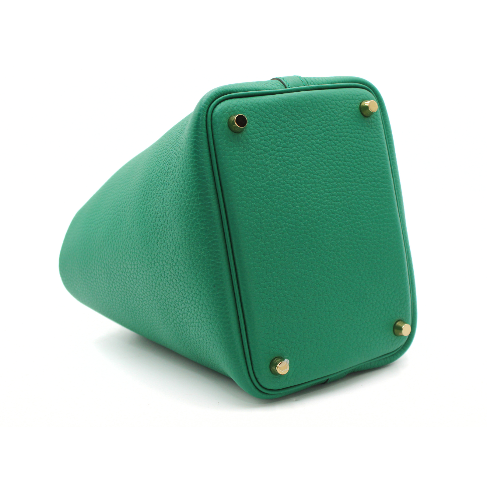 Picotin Lock 18 Taurillon Clemence Vert Vertigo Handbag