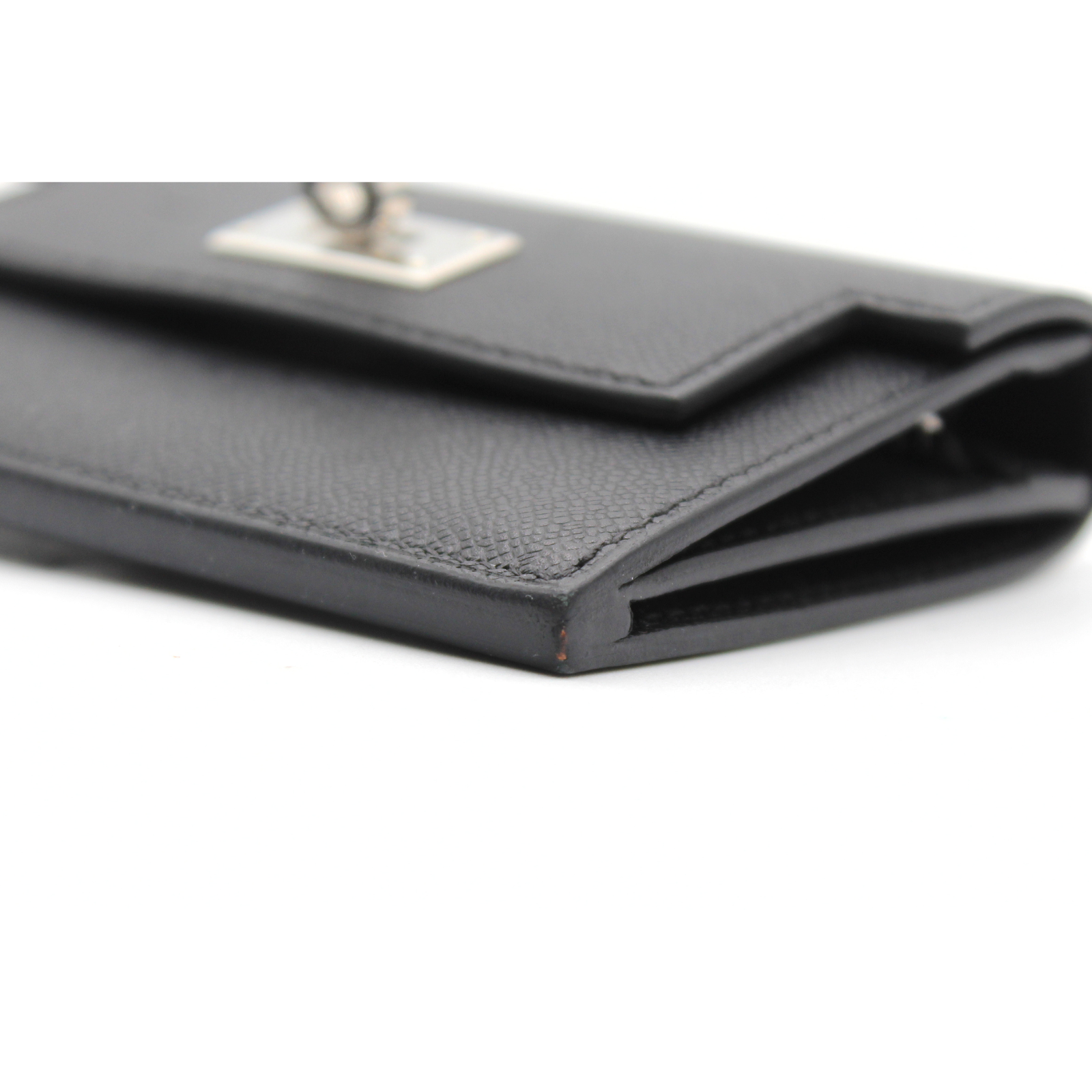 Kelly Pocket Slim Madame Black Wallet