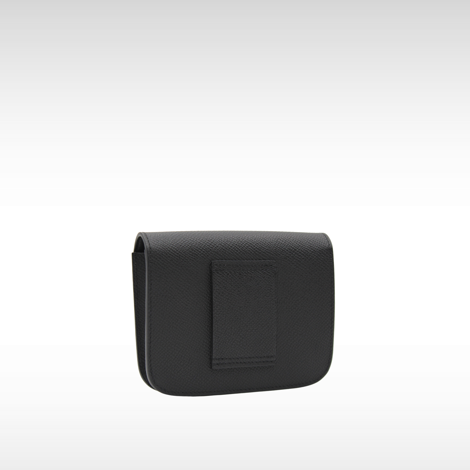 Constance Slim Epsom Black Wallet