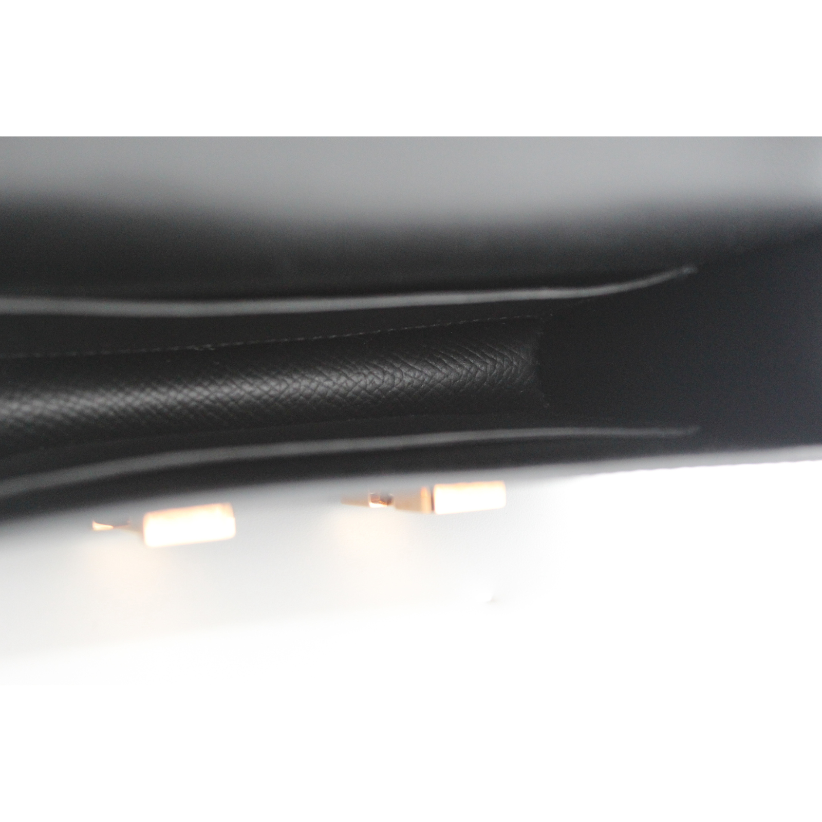 Constance Slim Epsom Black Wallet