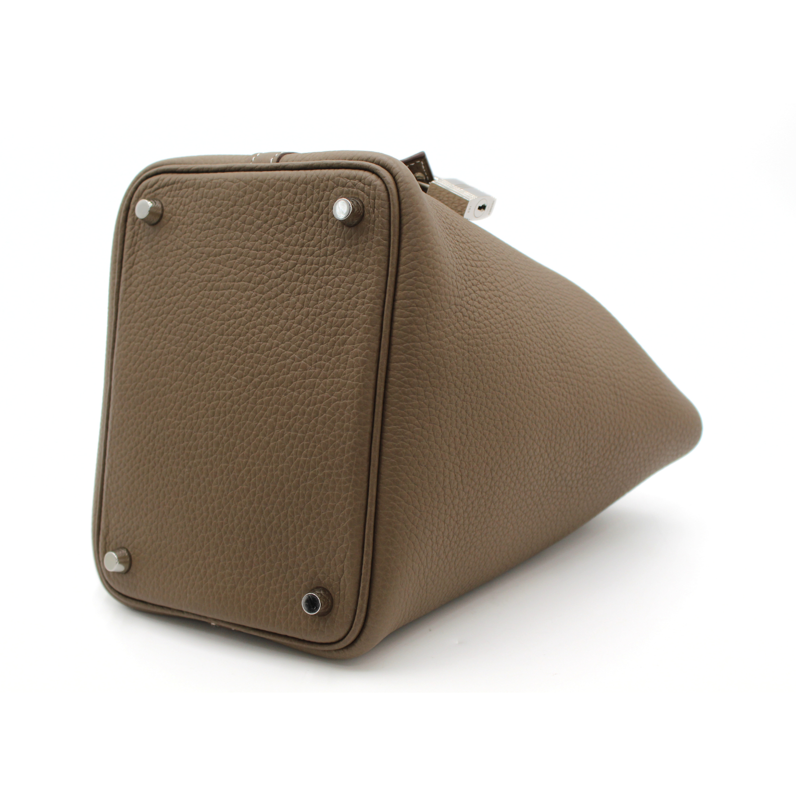 Picotin Lock 18 Taurillon Clemence Etoupe Handbag