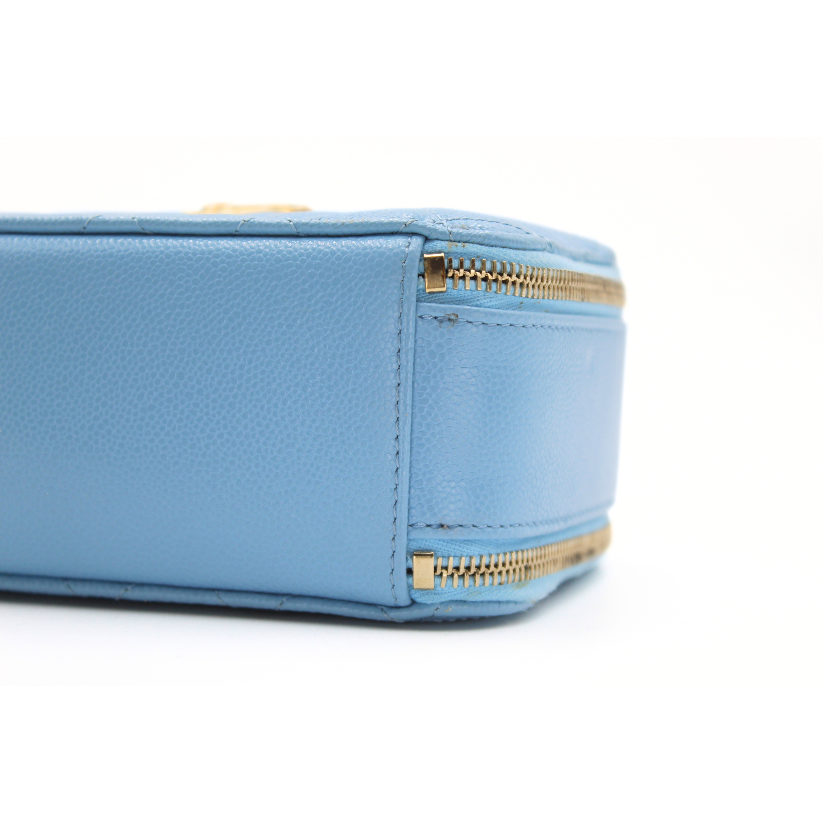 Pick Me Up Caviar Blue Vanity Bag