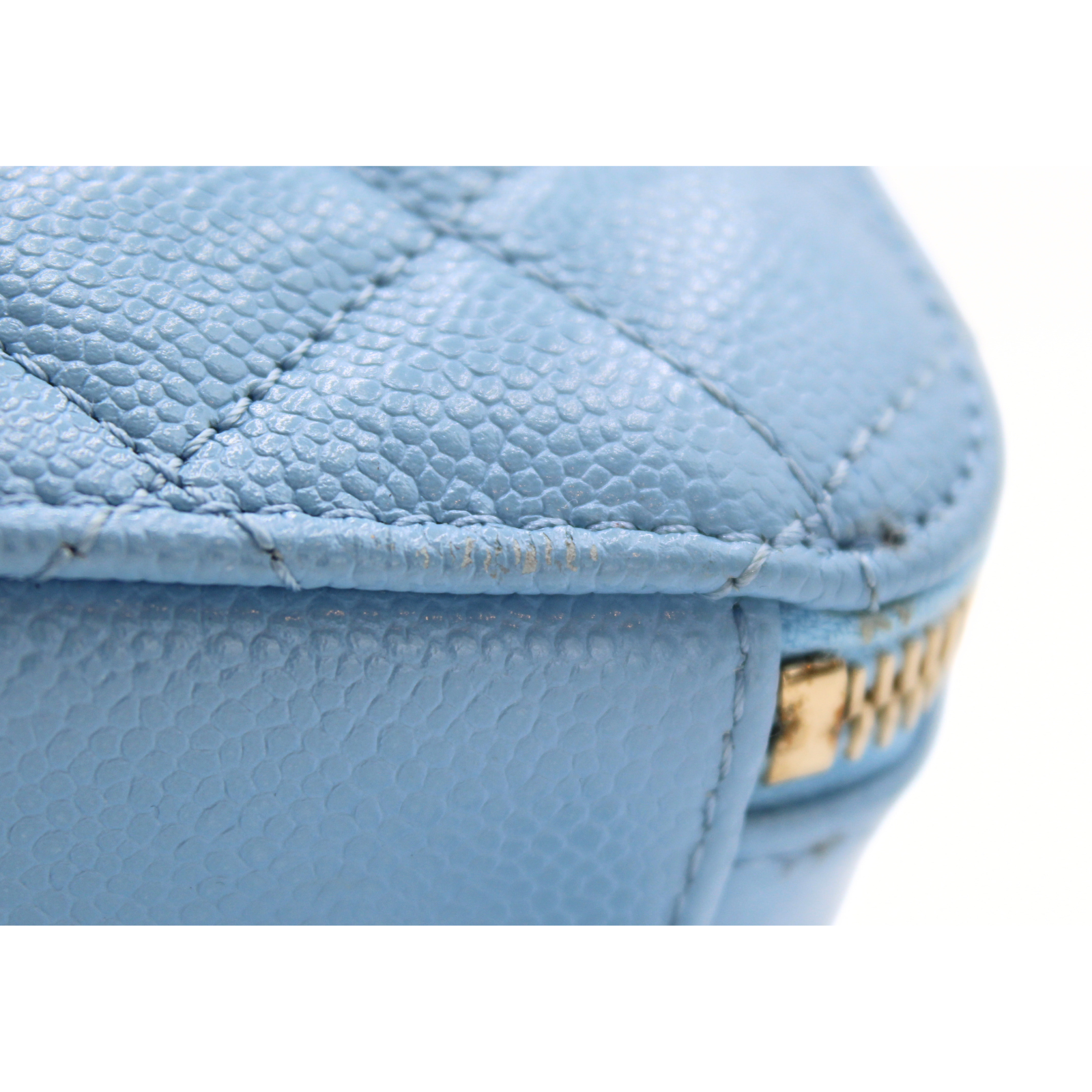 Pick Me Up Caviar Blue Vanity Bag