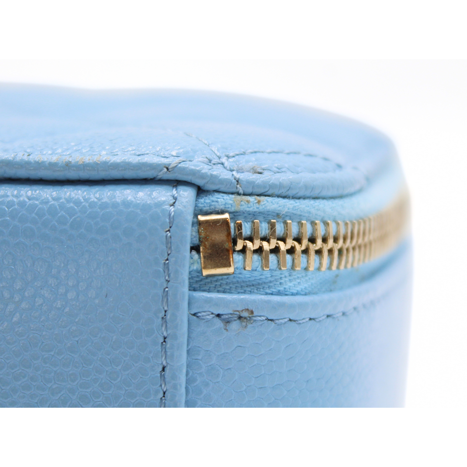 Pick Me Up Caviar Blue Vanity Bag