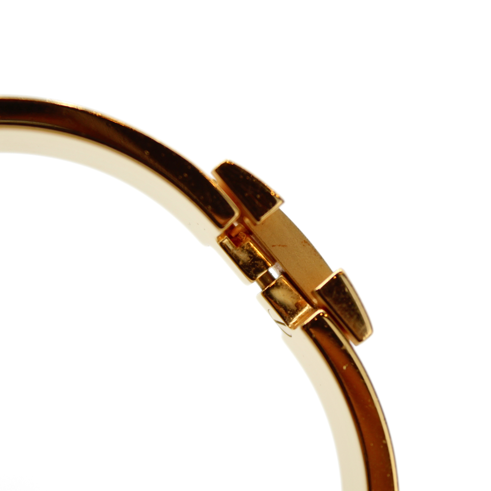 Clic H Metal White Bracelet