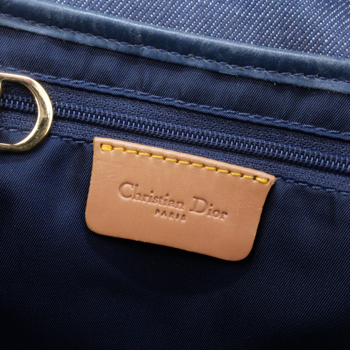 Saddle Denim Shoulder Bag