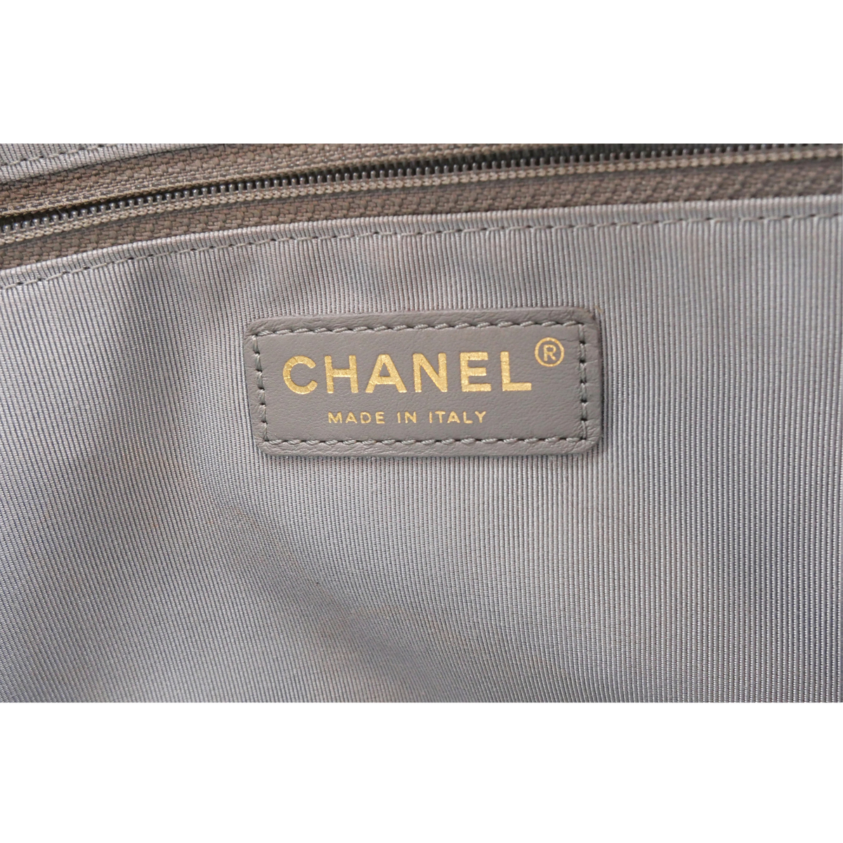 Coco Tassel Caviar Gray Shoulder Bag