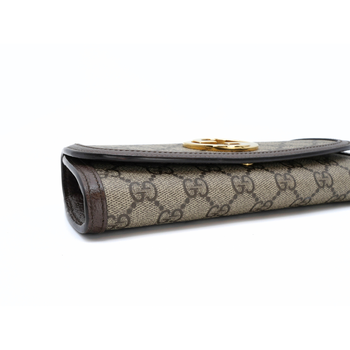 Blondie GG-Supreme Coated Canvas Wallet on Chain