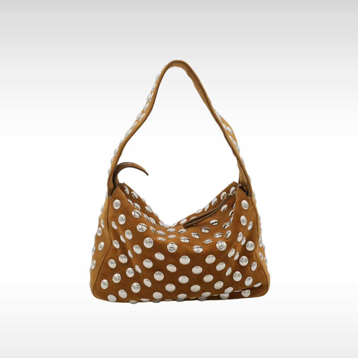 Elena Suede Shoulder Bag
