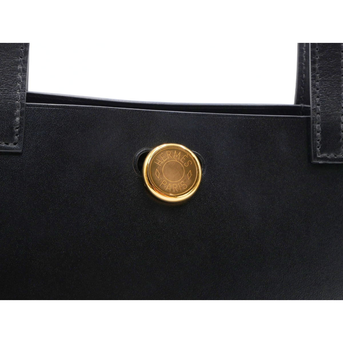 Tablier Sellier Vache Hunter Black Shoulder Bag