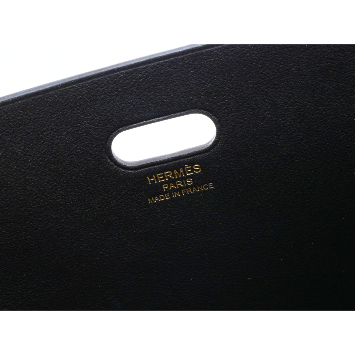 Tablier Sellier Vache Hunter Black Shoulder Bag