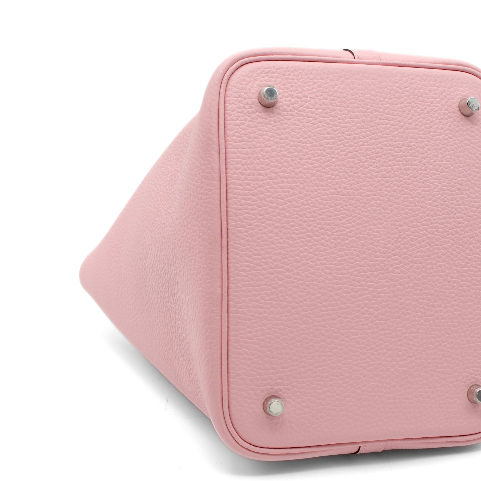 Picotin Lock 22 Taurillon Clemence Rose Sakura Handbag