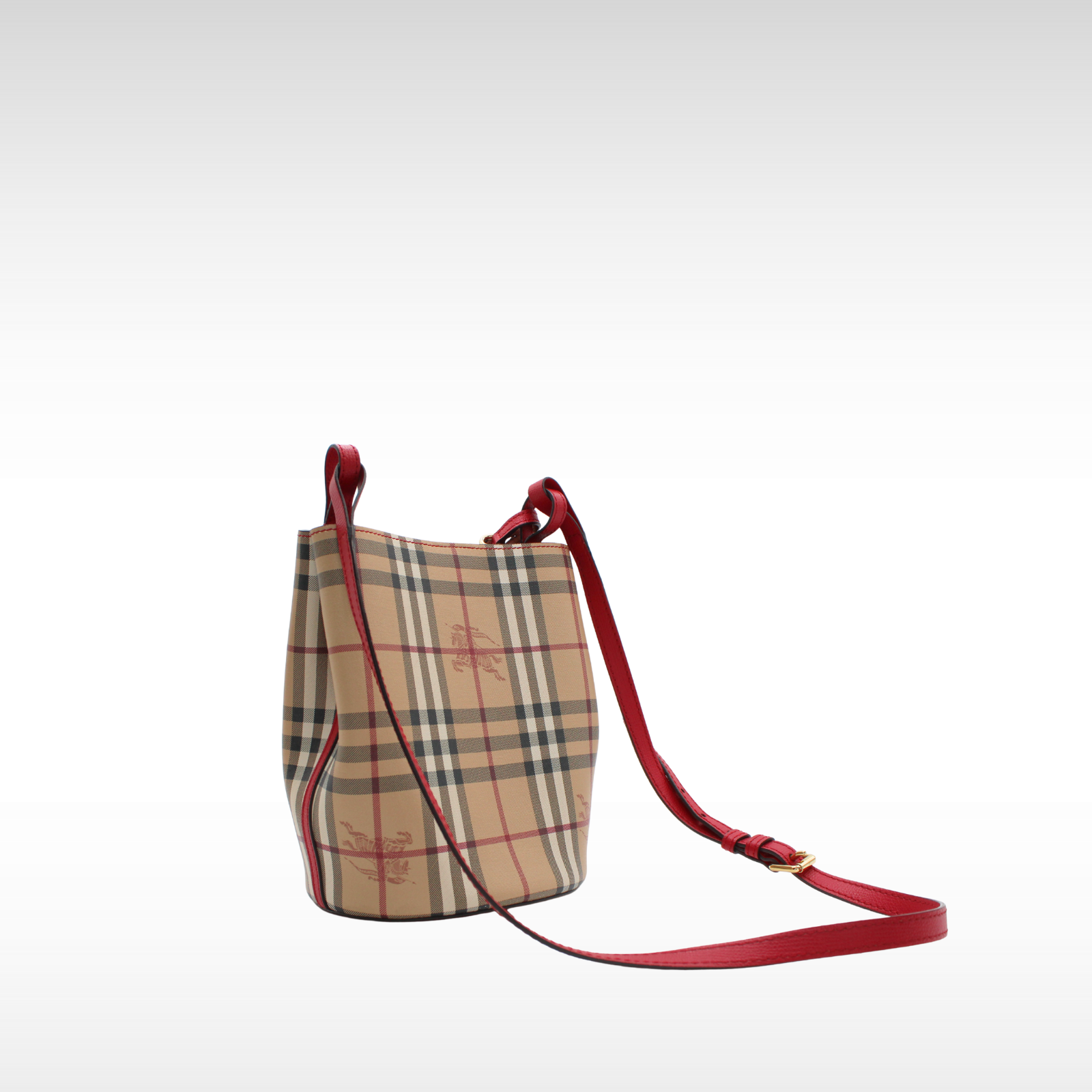 Lorne Small Haymarket Coated Canvas Shoulder Bag