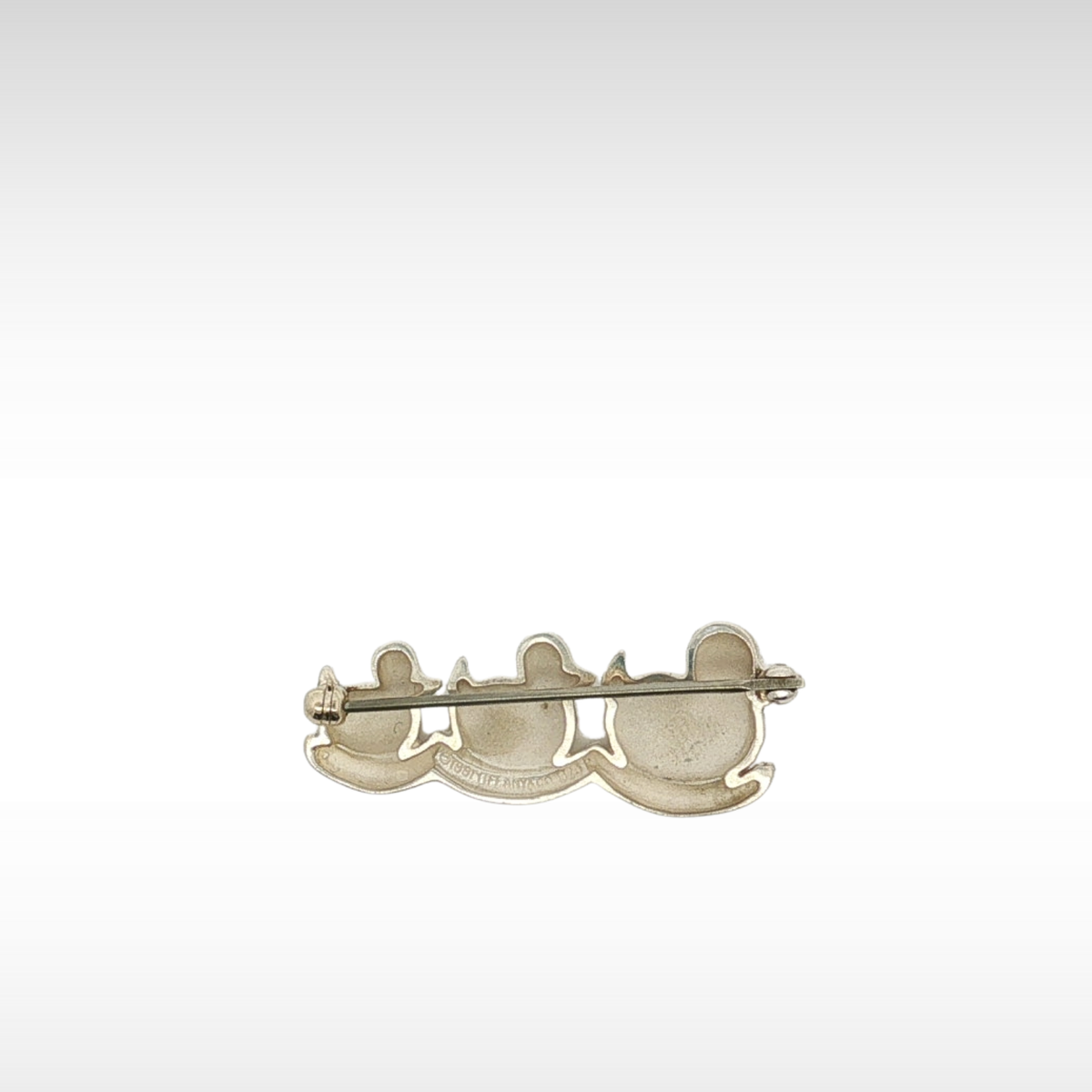 Duck Silver 925 Brooch