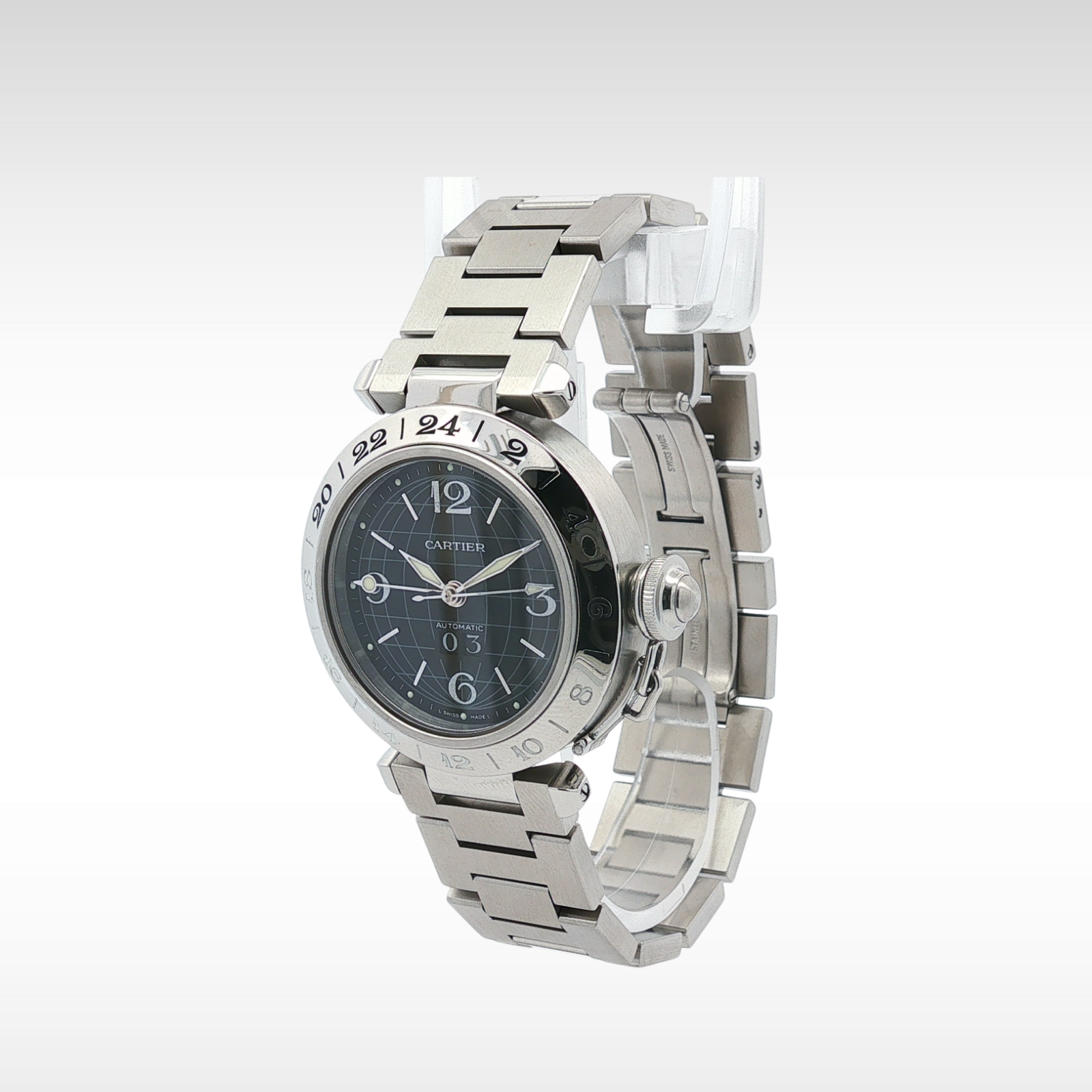 Pasha de Cartier GMT 35mm W31049M7