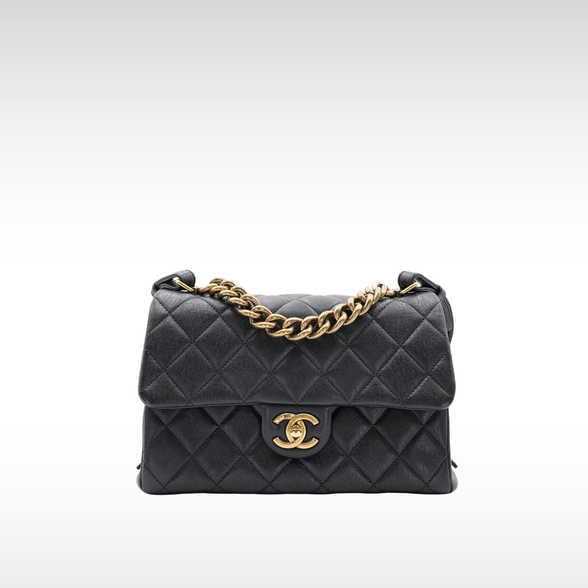 Trapezio Sheep Black Shoulder Bag