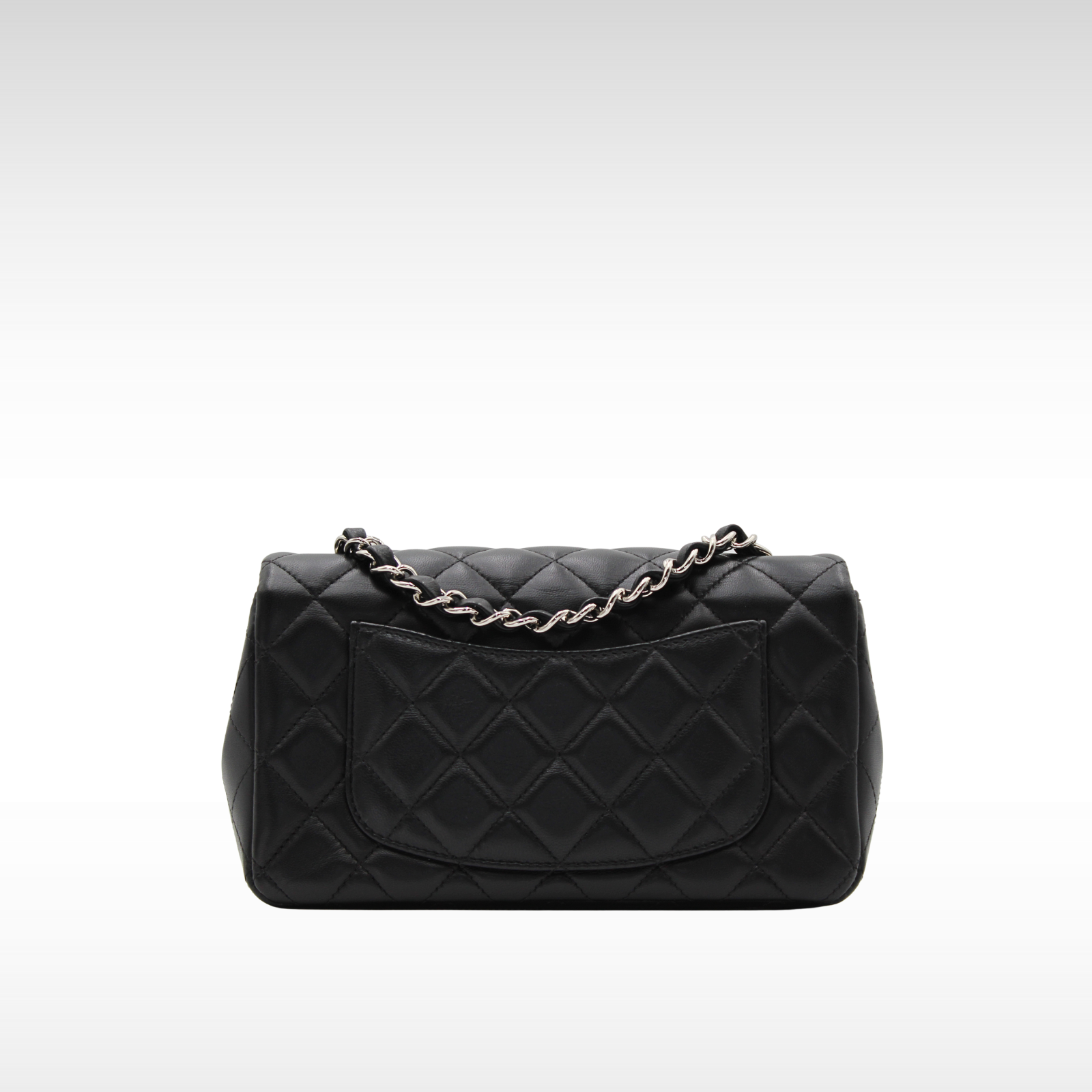Classic Mini Lamb Black Crossbody Bag