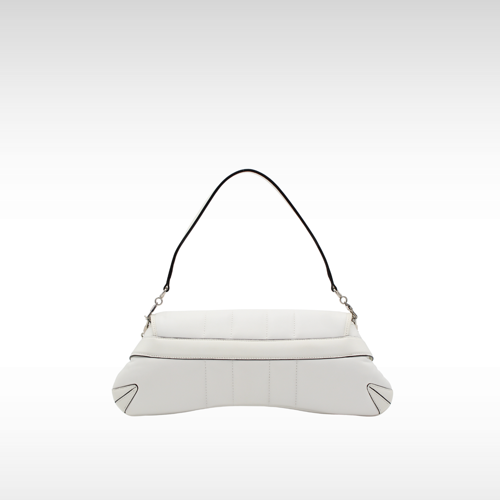 Horsebit Chain Lamb Shoulder Bag