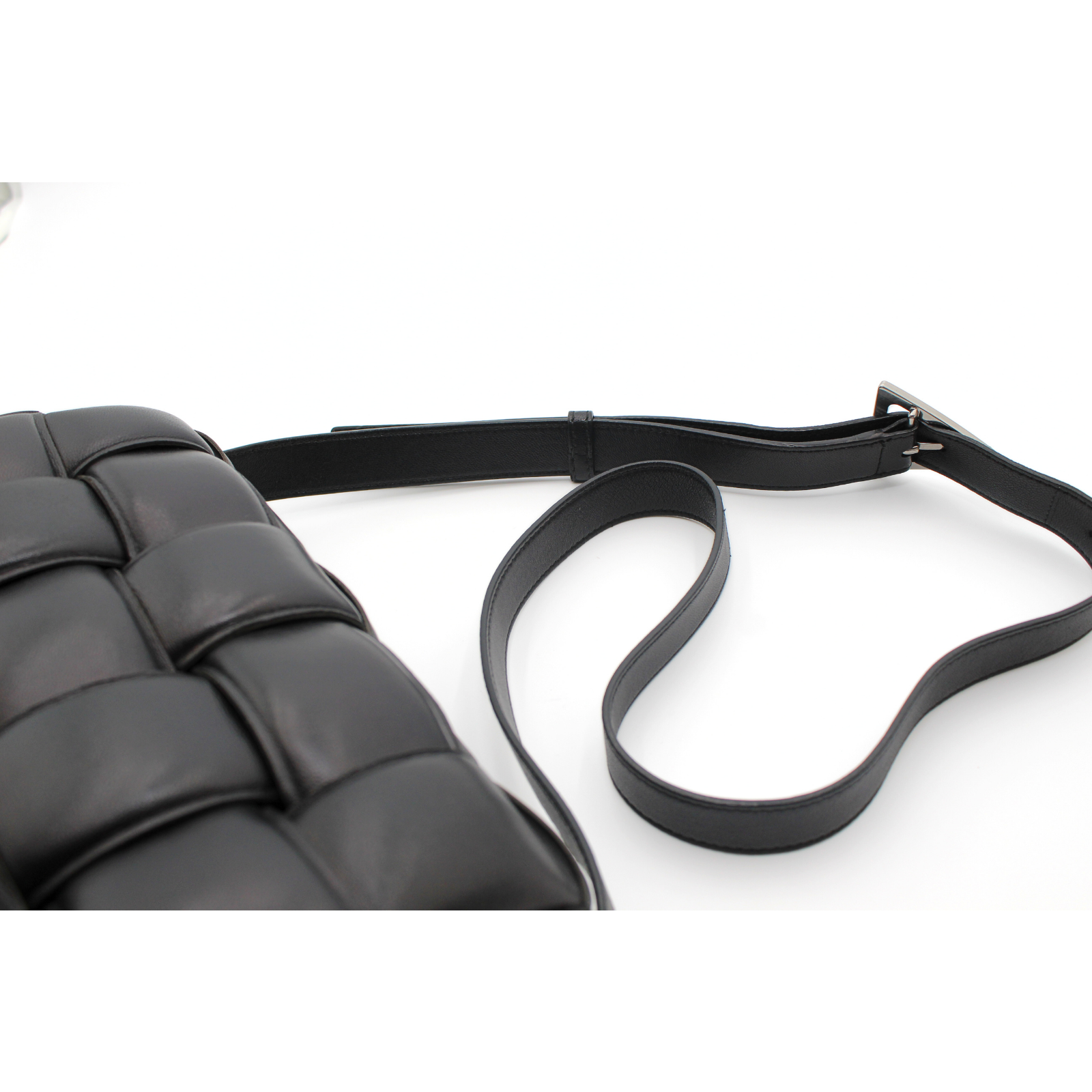 Padded Cassette Lamb Shoulder Bag