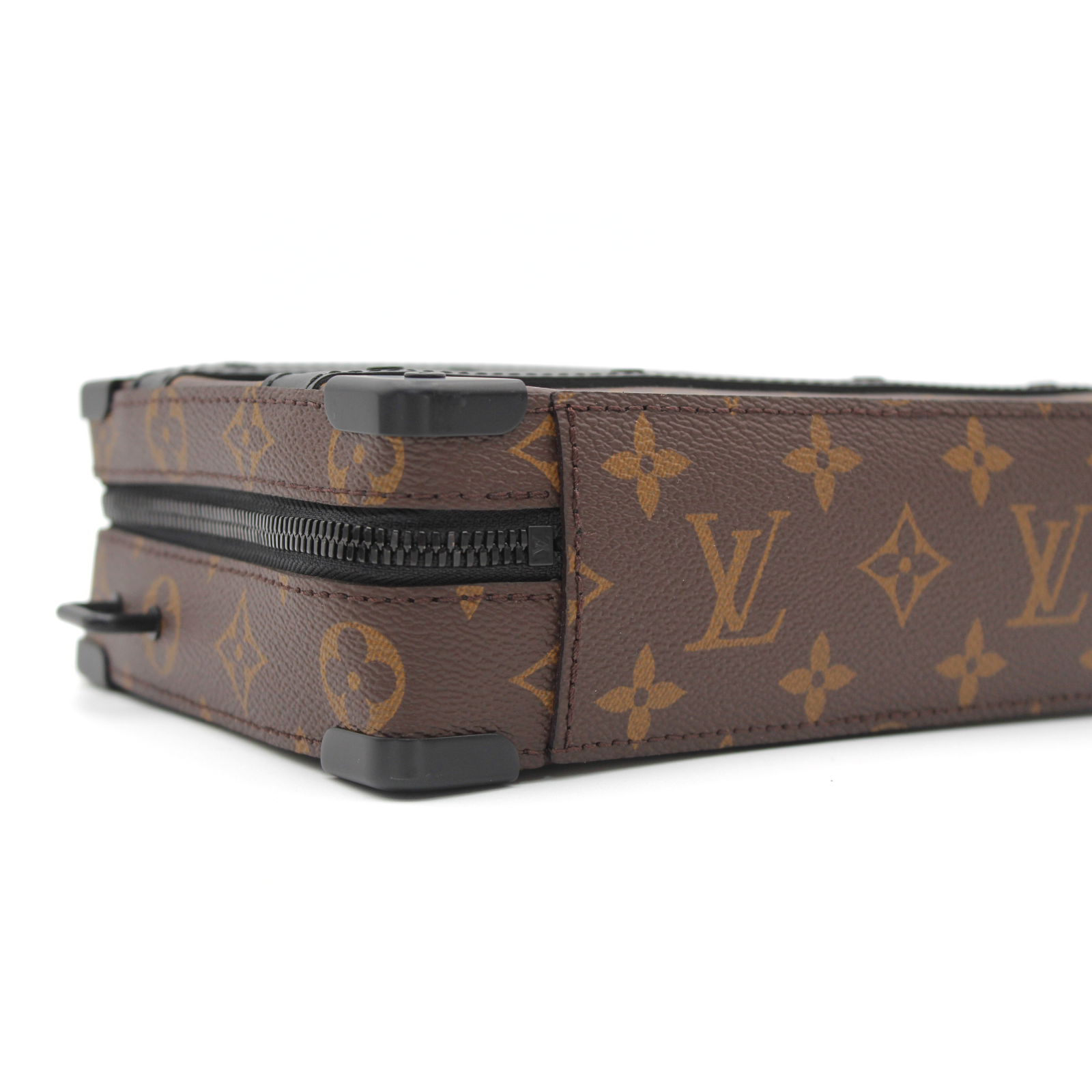 Handle Soft Trunk Monogram Macassar Crossbody Bag