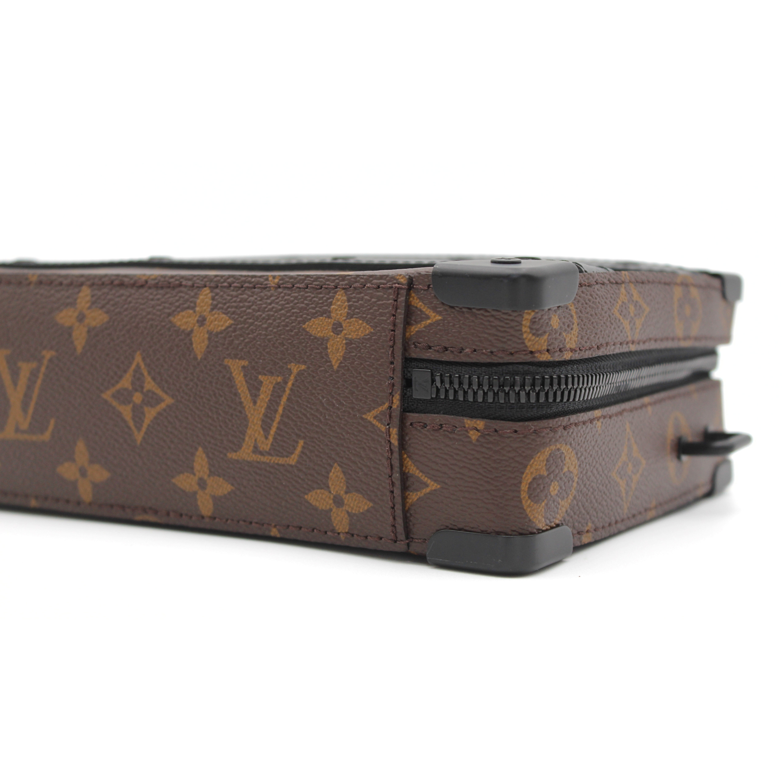 Handle Soft Trunk Monogram Macassar Crossbody Bag