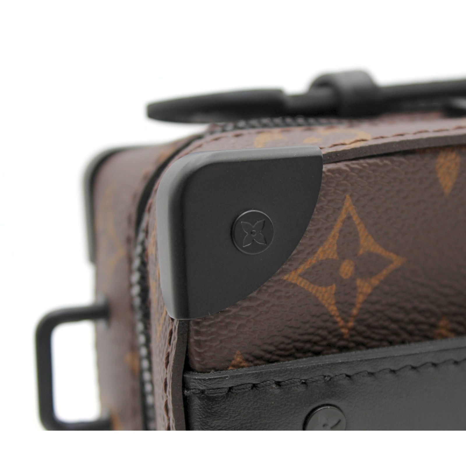 Handle Soft Trunk Monogram Macassar Crossbody Bag