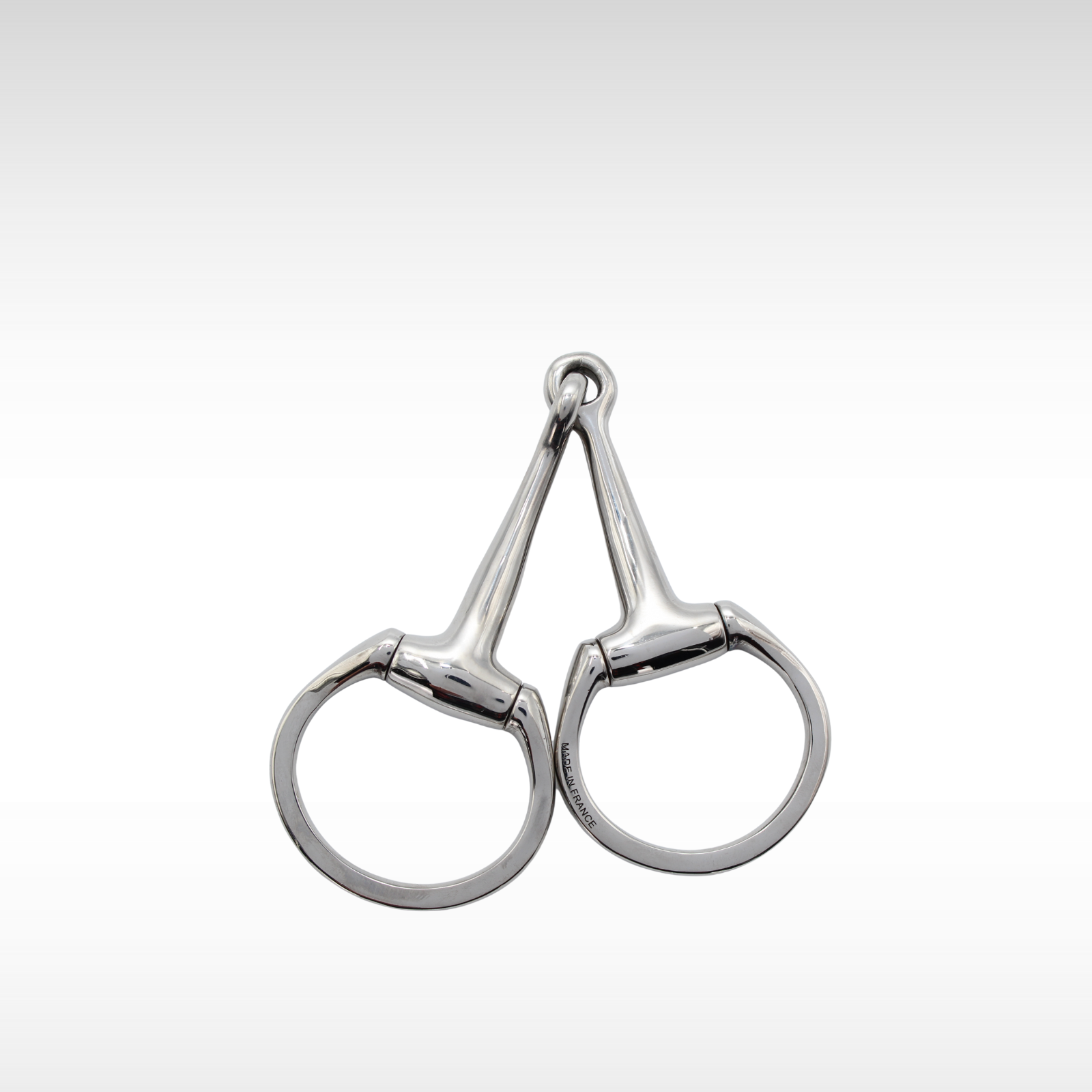 Bridle Snaffle Bit 125 Metal Silver Eggbutt