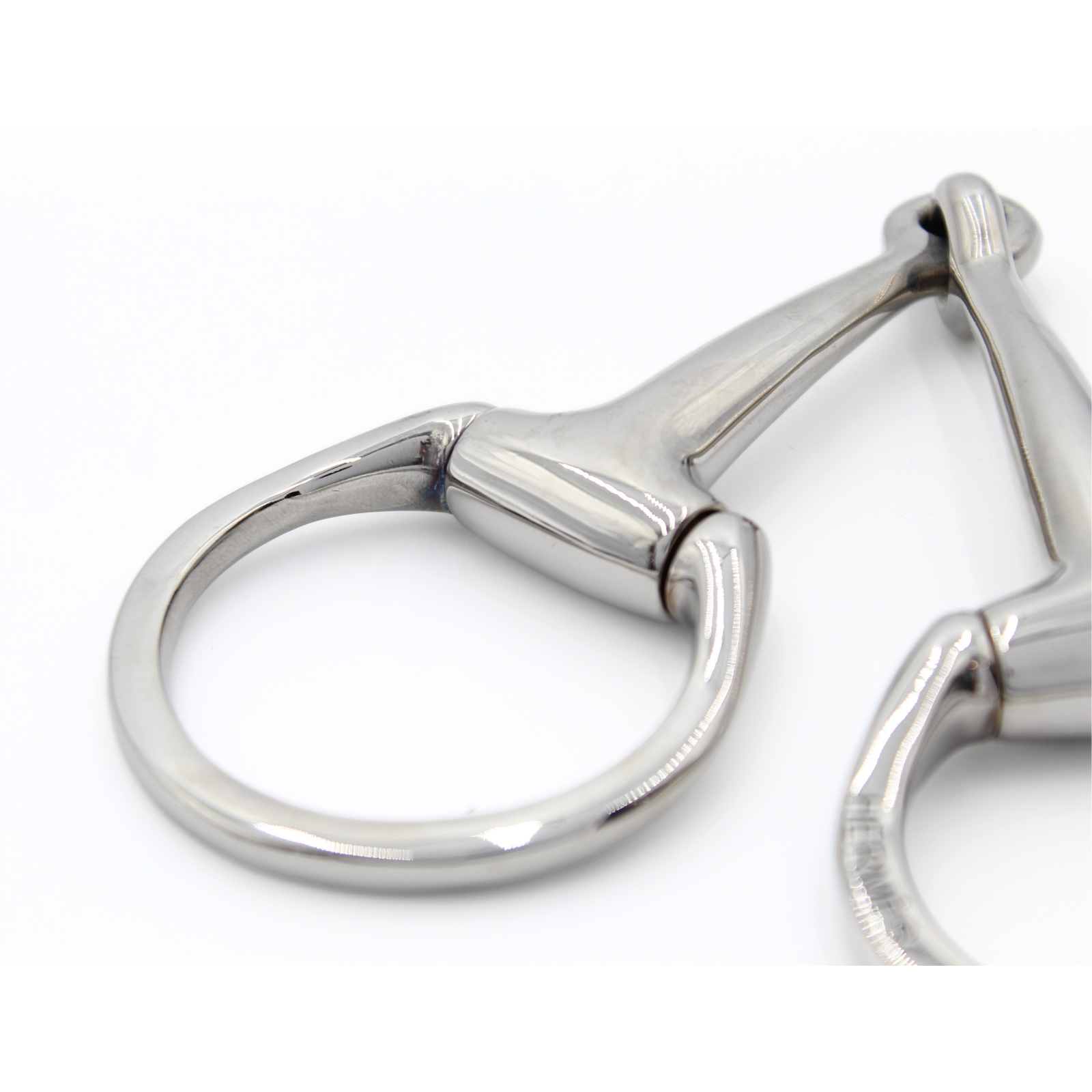 Bridle Snaffle Bit 125 Metal Silver Eggbutt