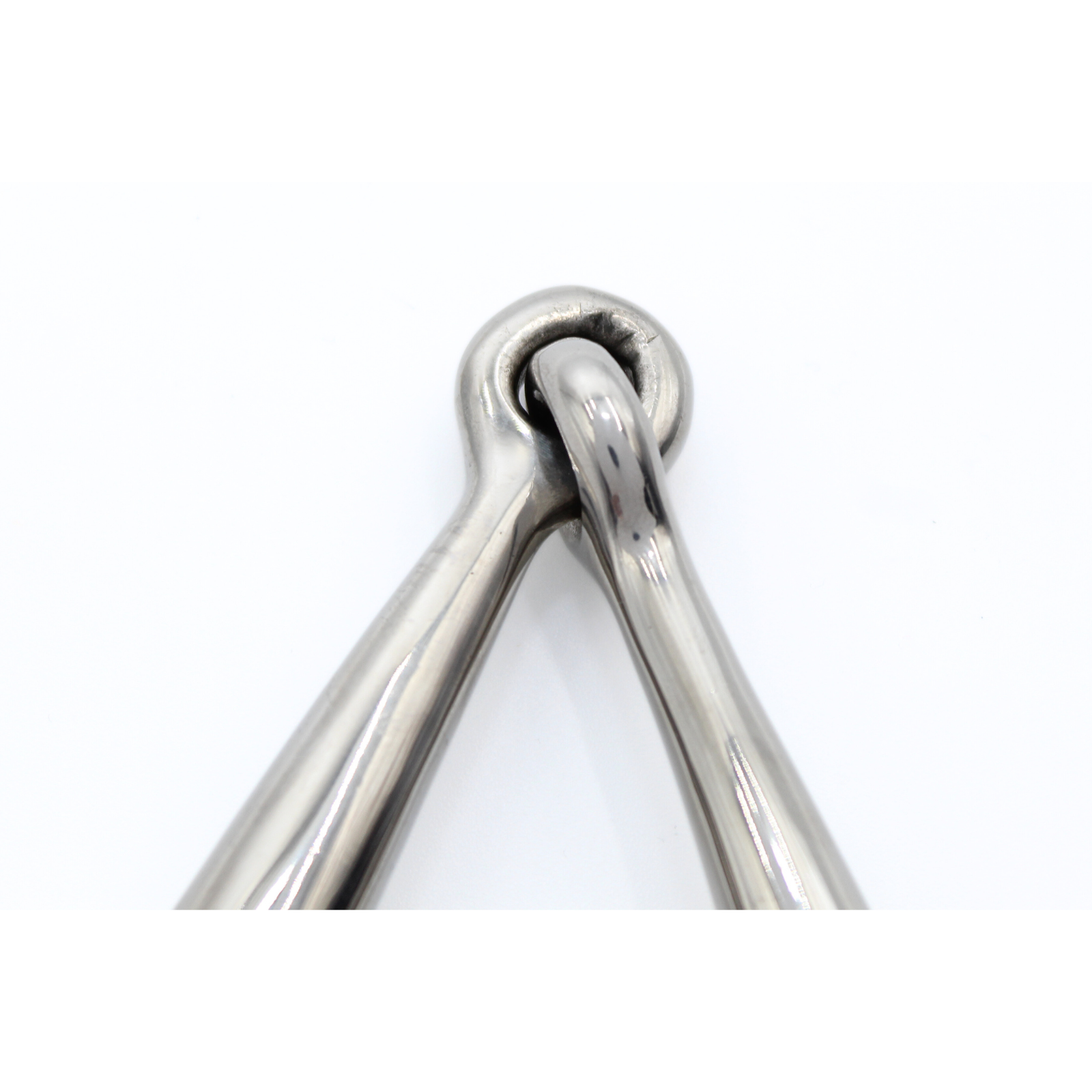 Bridle Snaffle Bit 125 Metal Silver Eggbutt