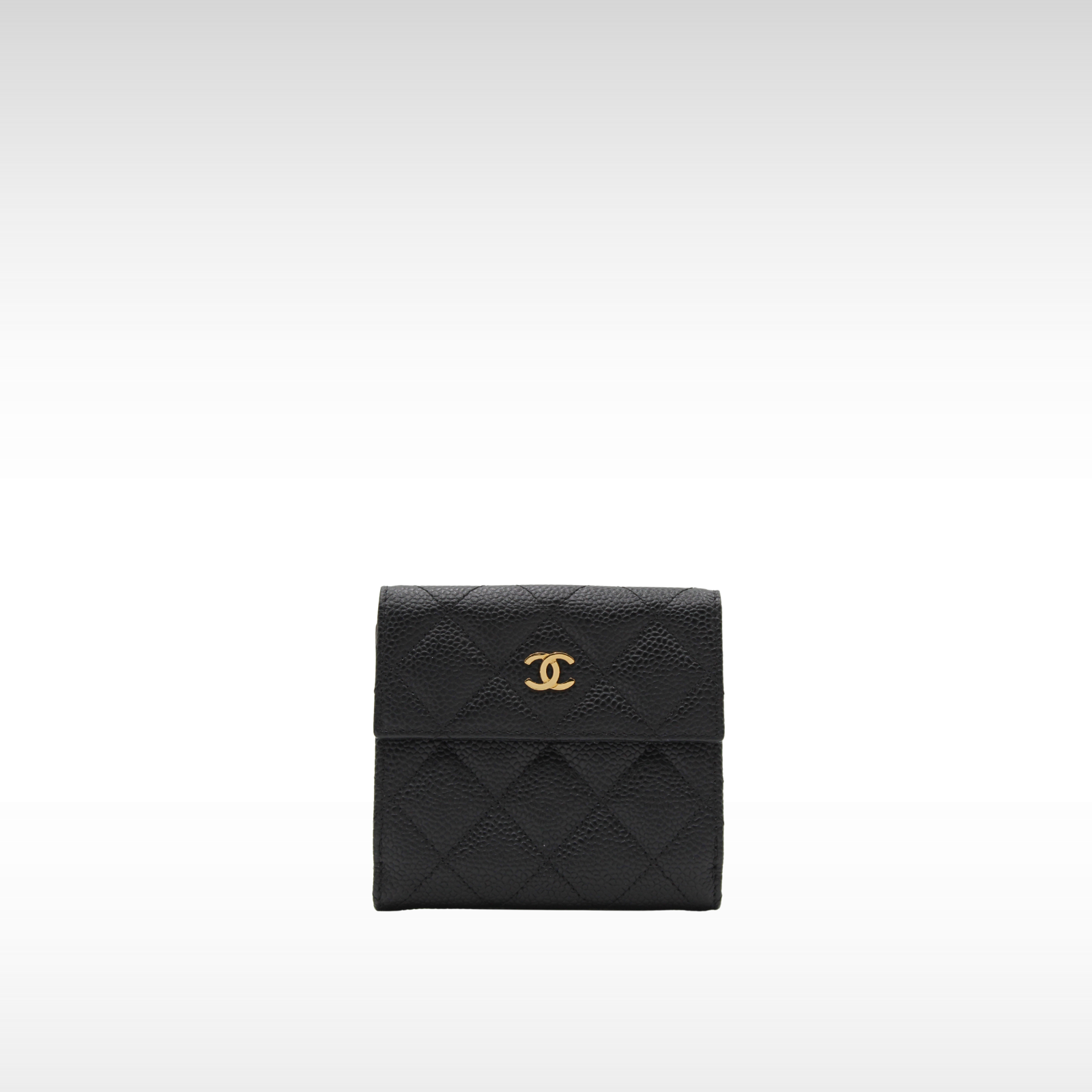 Timeless Classic Caviar Black Wallet