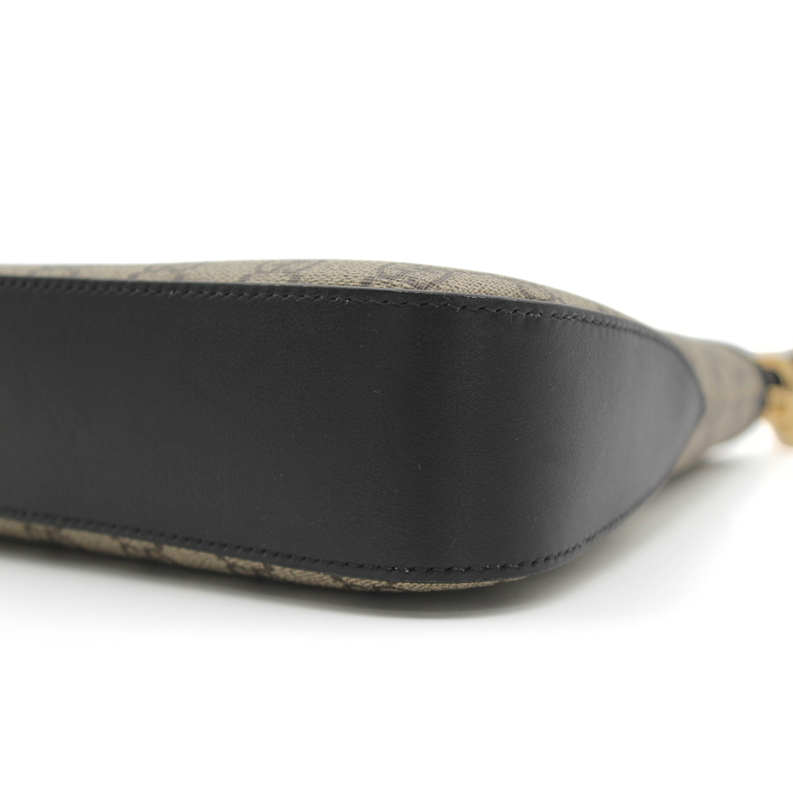 Padlock Coated Canvas Shoulder Bag