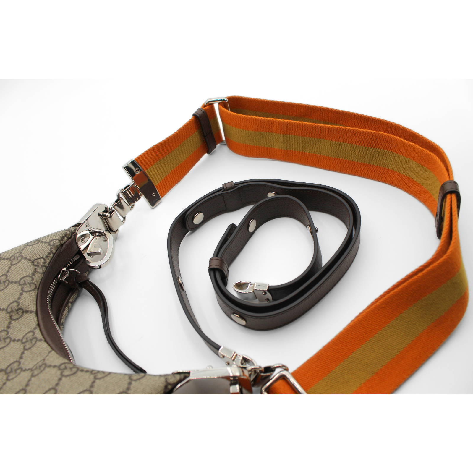 Attache Small GG-Supreme Coated Canvas Shoulder Bag