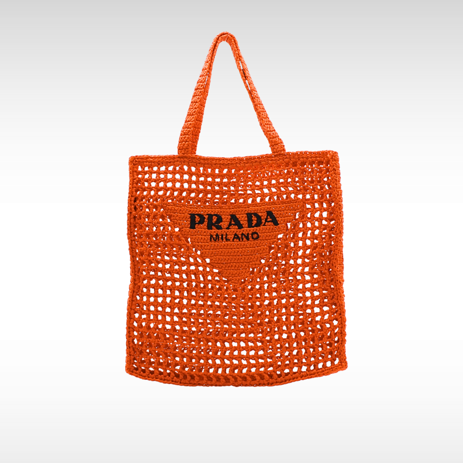 Crochet Tote Raffia Tote Bag