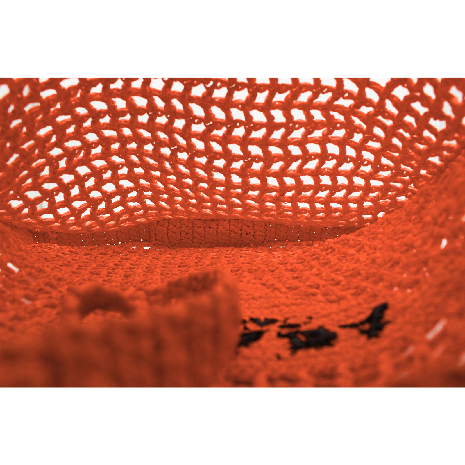 Crochet Tote Raffia Tote Bag