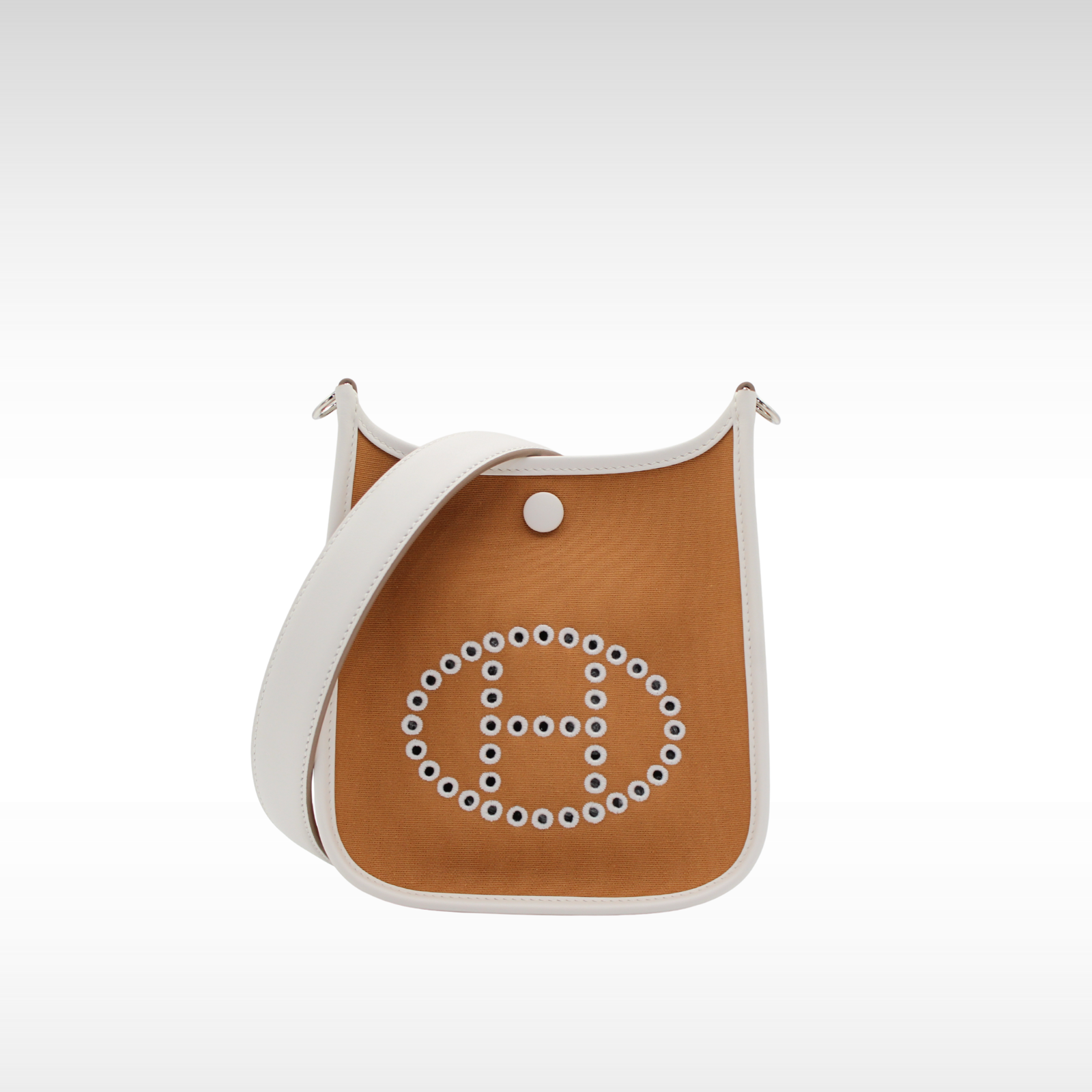 Neo Evelyne 16 Toile Officier Dune+Etoupe+Gris Pale Shoulder Bag