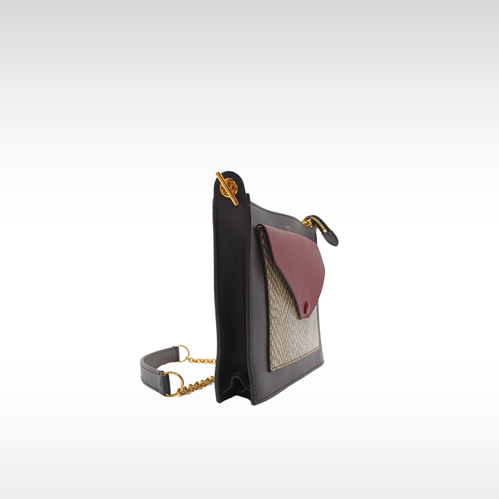 Envelope Calf Python Crossbody Bag
