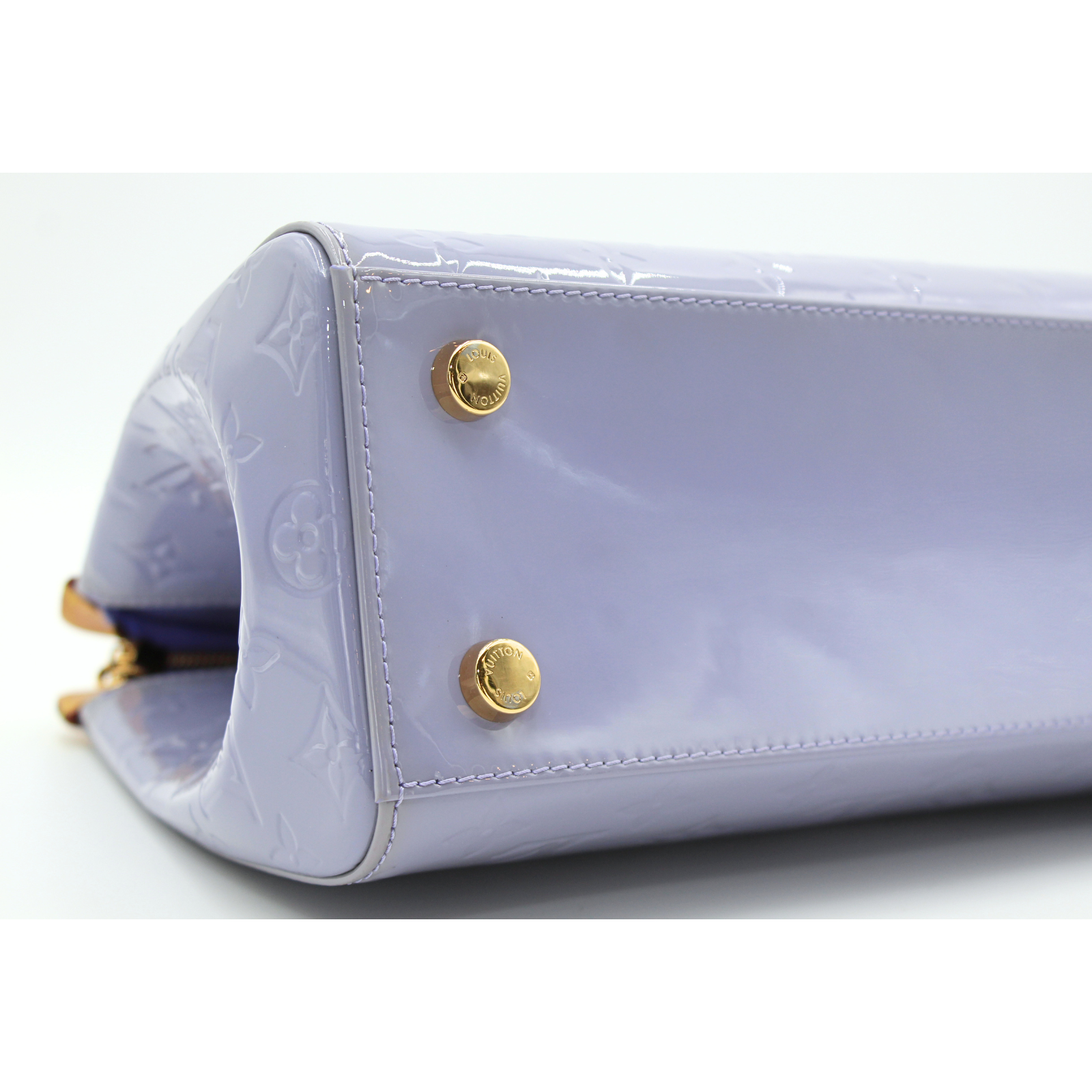 Brea MM Vernis Enamel Lilas Handbag