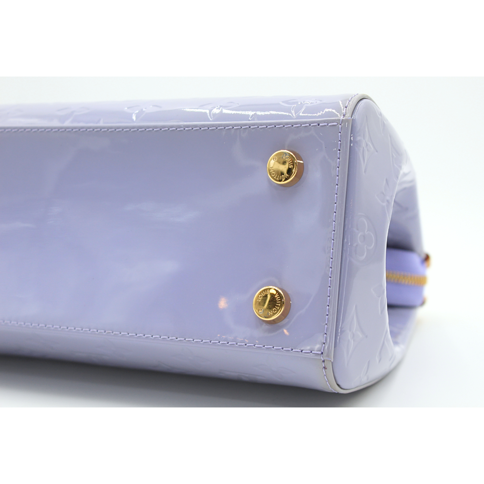 Brea MM Vernis Enamel Lilas Handbag