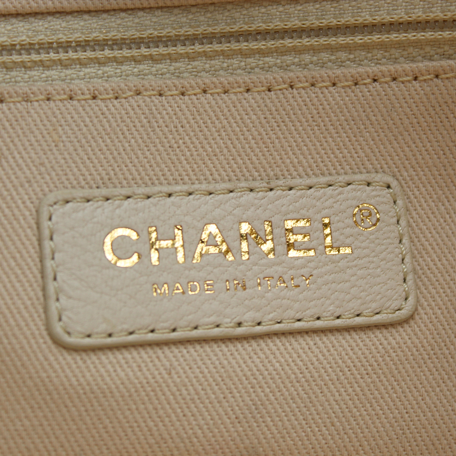 Deauville Canvas Beige Tote Bag