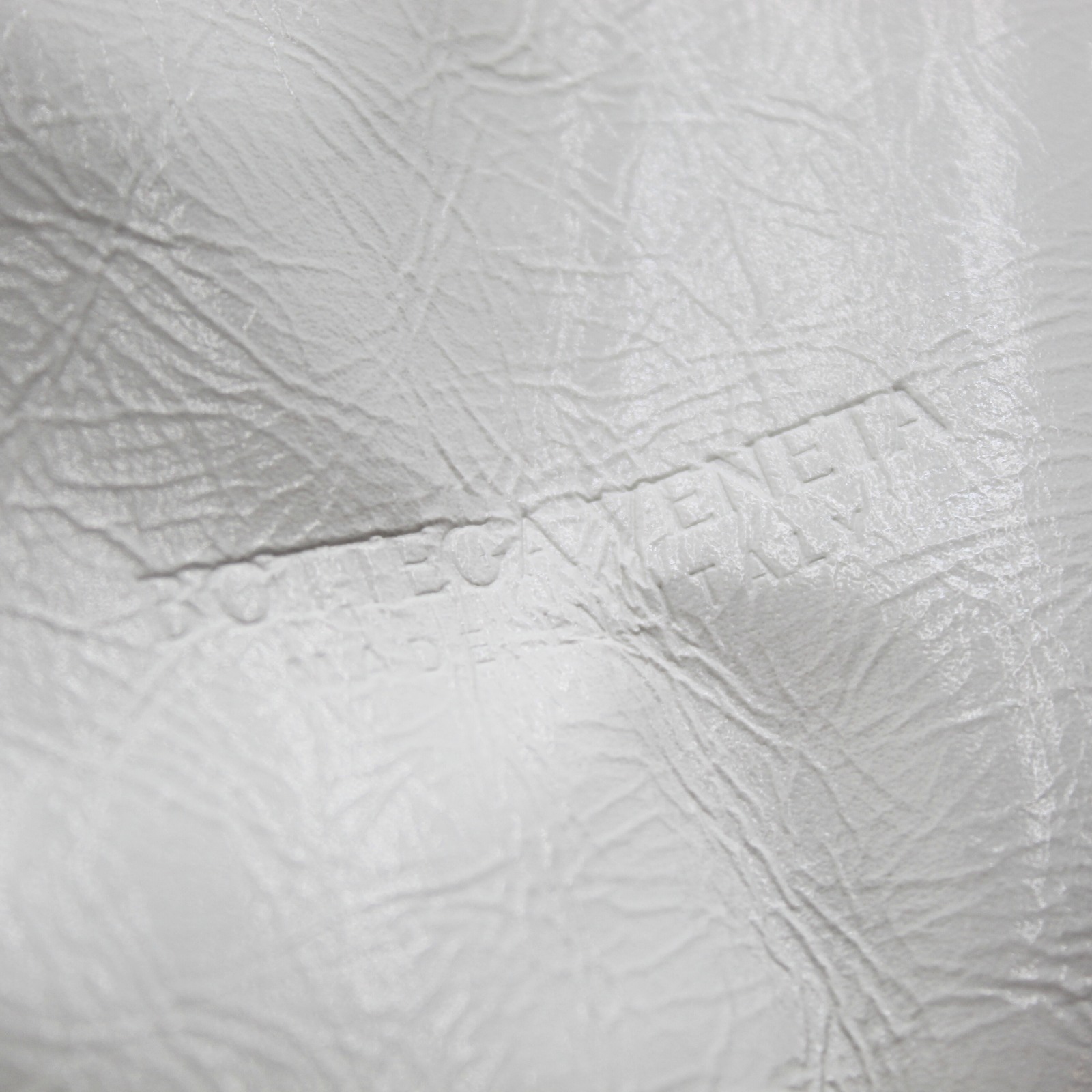 Pillow Pouch Large Calf White Clutch Bag