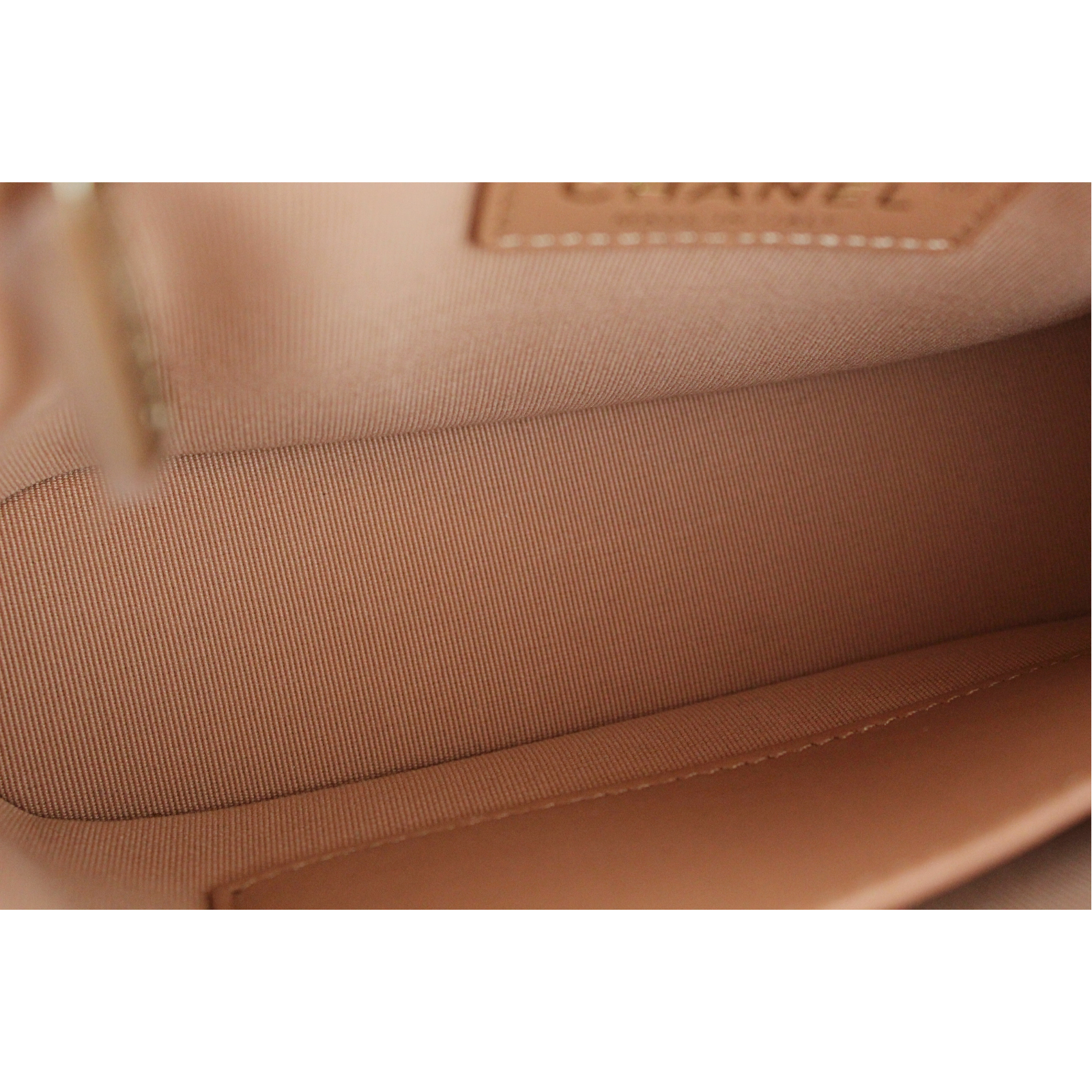 Matelasse Lamb Brown Handbag