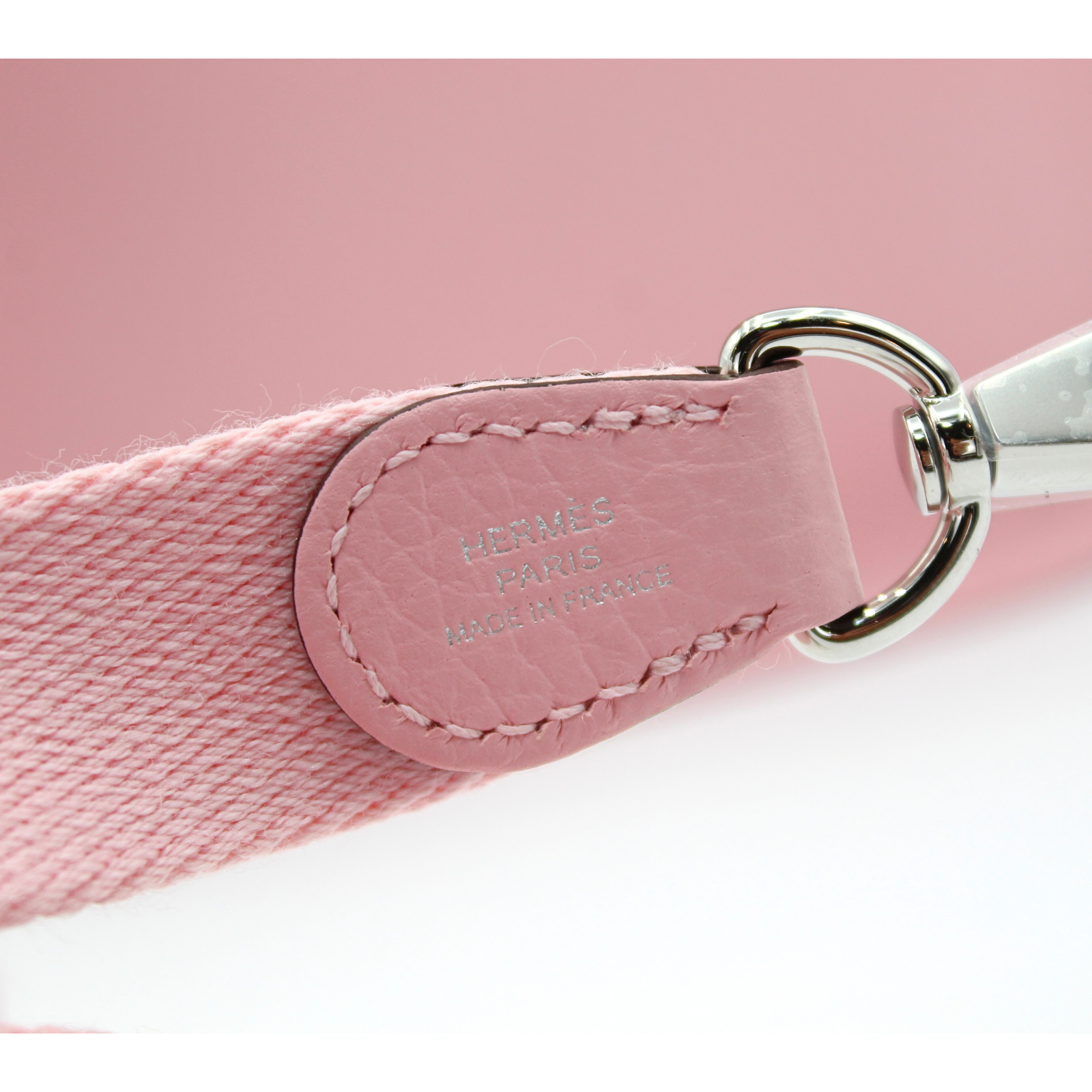 Evelyne Amazone 16 Taurillon Clemence Rose Sakura Crossbody Bag