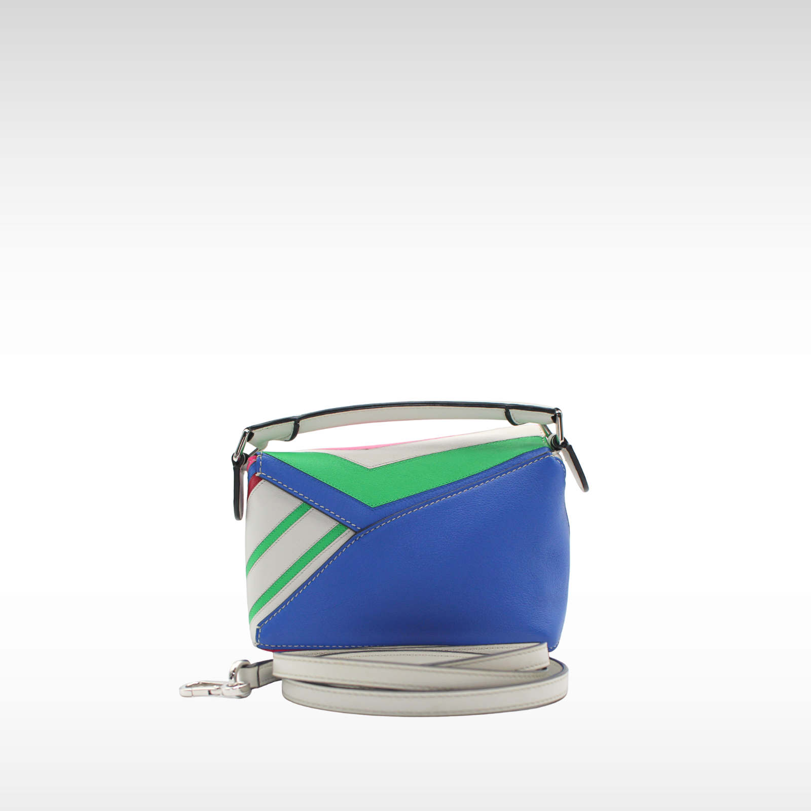Puzzle Mini Zigzag Calf Handbag