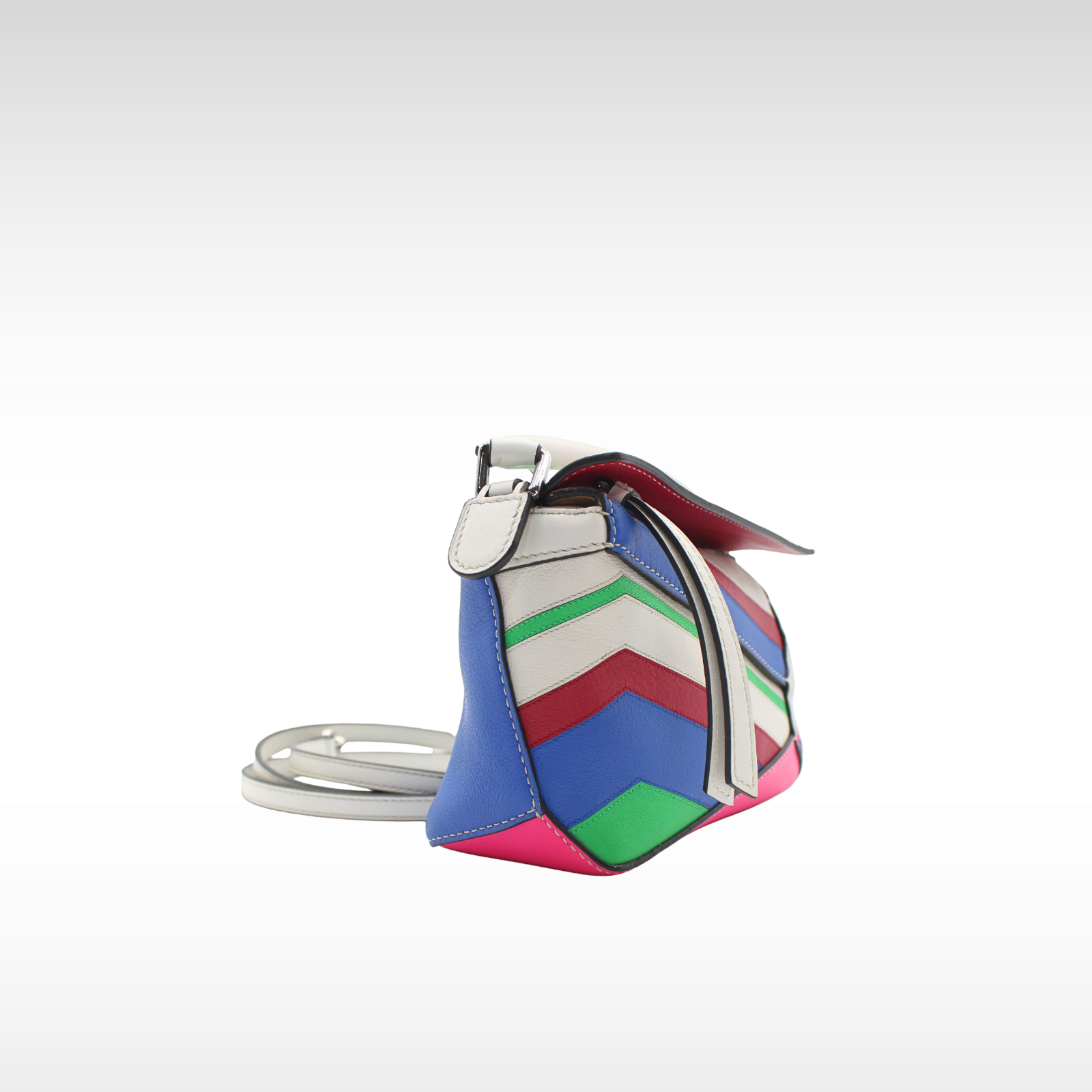 Puzzle Mini Zigzag Calf Handbag