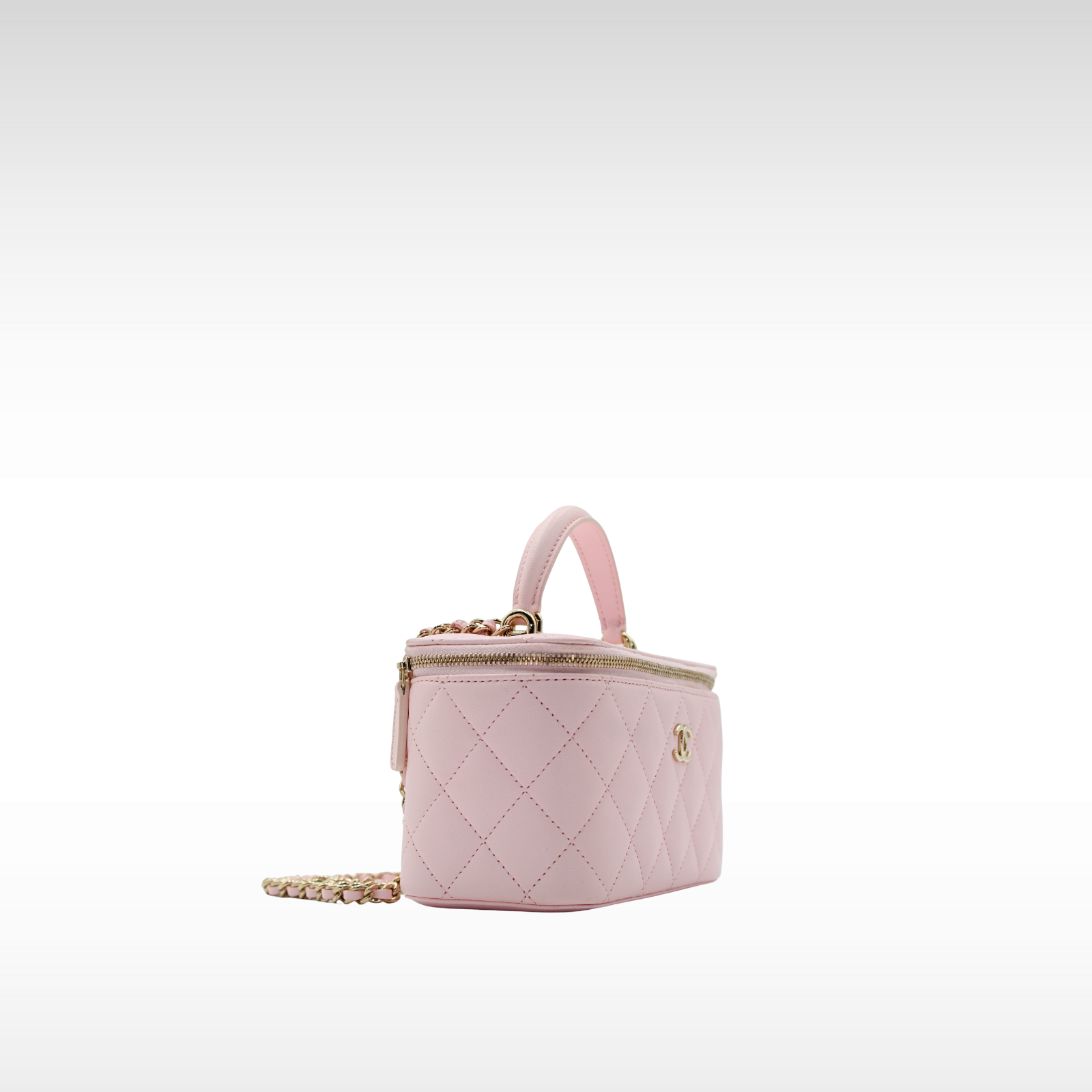 Vanity with Chain Lamb Vanity Bag