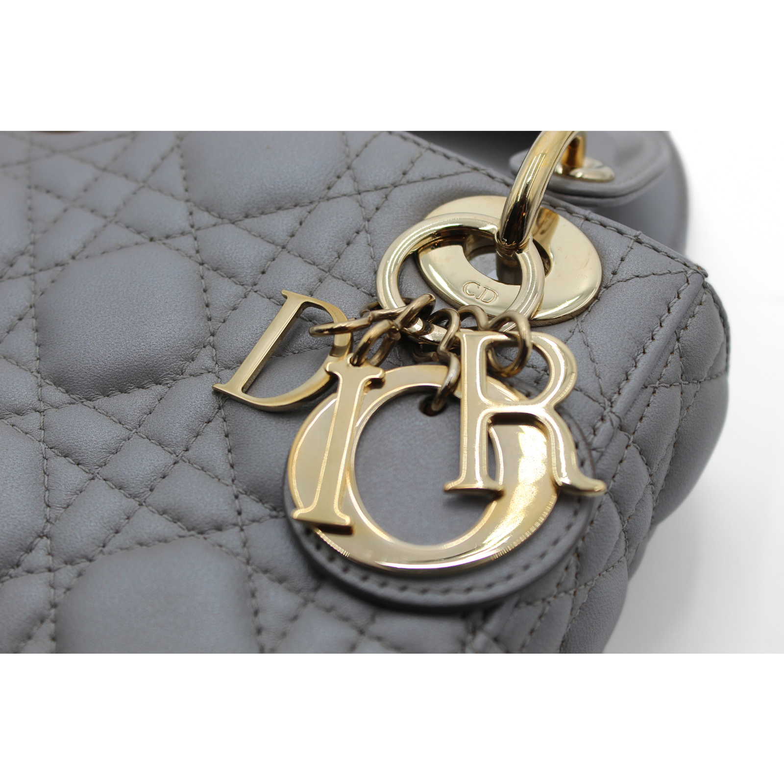 Lady Dior Mini Cannage Lamb Handbag
