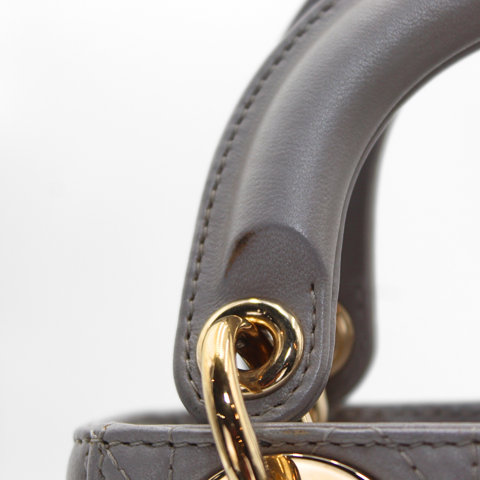 Lady Dior Mini Cannage Lamb Handbag
