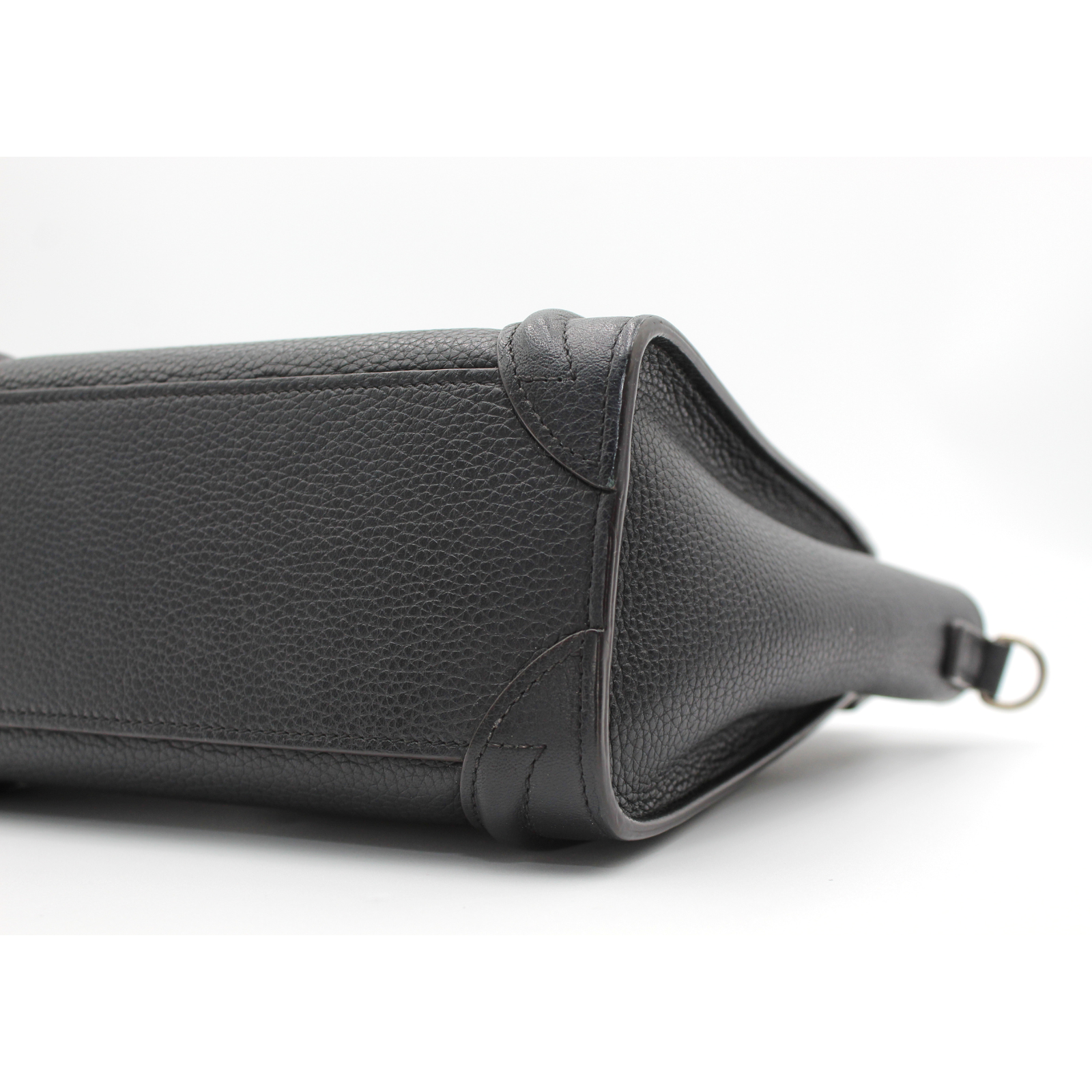 Luggage Nano Calf Black Handbag