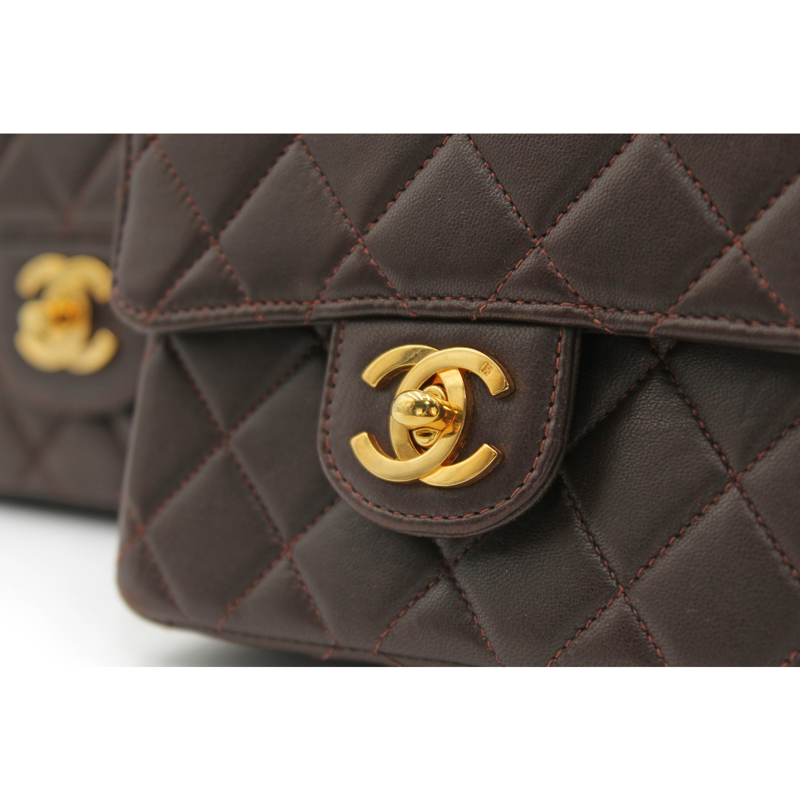 Matelasse Parent and Child Lamb Handbag