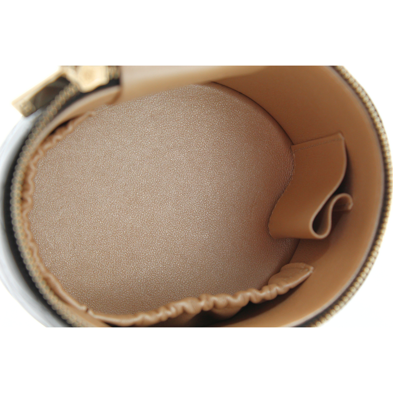 Matelasse Mini Lamb Black Vanity Bag